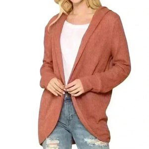 NWOT Rust cardigan size small